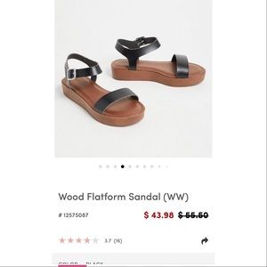 Torrid strap platform sandal